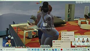 lucky guy gets his dick swallowed up by thick wide hip asian interested in crushing his boner