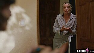 Chinese teen 18+ stepsister catches stepbro perving on milf stepmom. She joins in the taboo fun.