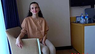 She arrived with her husband, but he left, leaving his pregnant wife alone in the room