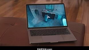 Avi Love And Tommy Gunn In Voyeur Scene With Fingering And Masturbation