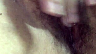 ughh, look at my filipina girlfriend's hairy tight pussy, isn't it amazing?