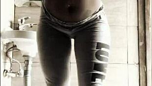 Ebony Milf's Huge Tits Compilation Tease