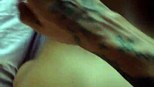 African beauty on all fours leaves super hot beach mark with her body