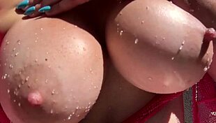 Italian Big Tits Milf Artemisia Love Shows Juicy Tits Outdoor