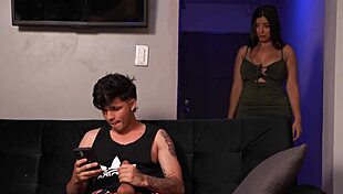 my big ass stepmom watches me masturbate and cant believe my dick