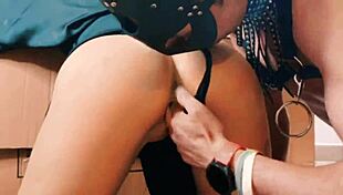 me- hot beauty babe seduced cat neighbor to licking ass with tongue