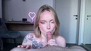 Horny stepsis wants to be my first - tittyfuck, rough sex, cum on tits.