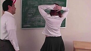 i love shawndelle in uniform getting her hairy pussy paddled