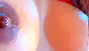 why is this horny college girl masturbating until she cums?