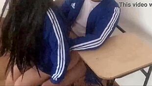 wtf so cute but shes not innocent anymore hot student taking private lessons with her classmate and he fucks her right in the classroom