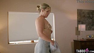 Chinese teen 18+ stepsister catches stepbro perving on milf stepmom. She joins in the taboo fun.