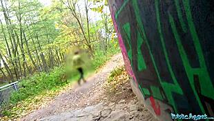 Public Agent Sexy Brunette Lady Fucks And Sucks To Make Ex Jealous In Outdoor Reality Scene