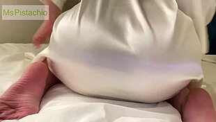 Horny Iranian Bride Waits For Husband While Masturbating Softly