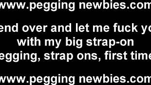 You promised to let me peg you, didn't you?