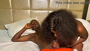 Petite step sis woke me up with a blowjob and we made love