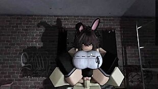 rough sex with a slut in roblox 😈