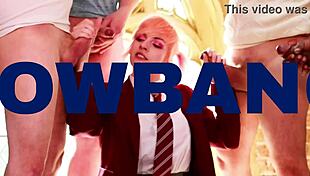 British Redhead Gets Railed and Covered in Cum