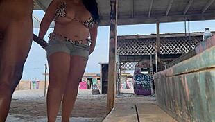 Stranded curvy woman seeks stranger's help for directions in full video