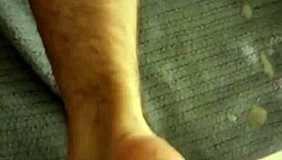 Cumshot Week- Day 4 Not Quite a Cumshot but the Aftermath of One on the Feet of Dirtysocks