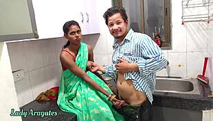 stepsister pussy hard fucked by step brother in saree