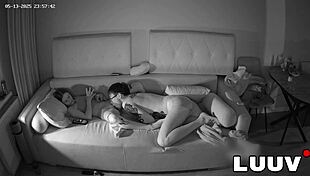 Luuv's First Pussy Licking On Webcam!