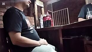 jerking off while my friend fucks his slut 😏