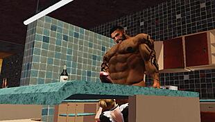 ड्यून ब्राउन की नौकरानी विशाल काले लंड से सबसे लकी महसूस करती है