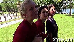 petite young teens in couple play with concupiscent snatches. licking balls, sucking cocks, fucking hard in rough group sex