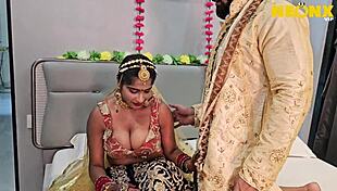 Newly Married Bride Bhabhi Hardcore Sex With Husband. Dirty Talk And Face Fucking Included.