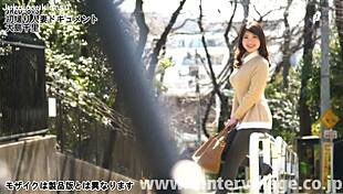 Intense First-Time Cheating Sex with Married Woman Chisato Oshima in Doggystyle