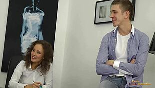 Three Coworkers Pee On Each Other And Fuck In The Office