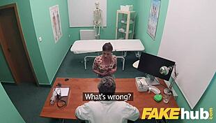 Fake hospital dirty doc stuffs his big dick into patients tight wet pussy 😏