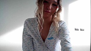 pov with a hot modest blonde, featuring fingering fucking quickie masturbation moaning orgasm squirting