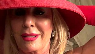 blonde granny pumps her pussy for intense pleasure