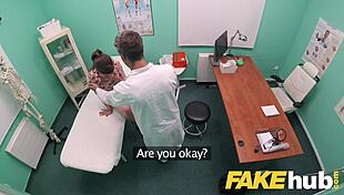 Fake hospital dirty doc stuffs his big dick into patients tight wet pussy 😏