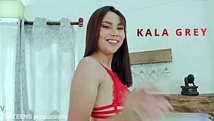 kala grey loves monster cock dp cum in mouth