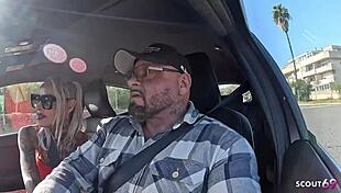 nymphomaniac fit german mature sophie logan wth abs and many tattoos pick up for public fuck