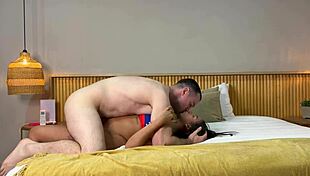 latina hotwife with tan lines cheats on her husband with a big dick white man