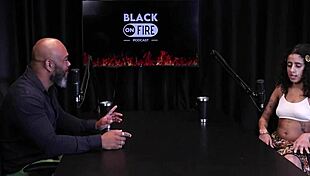 I show off my chest tattoos after talking about my small wins, like fingering asses and giving blowjobs - bibi hourani in sheer red