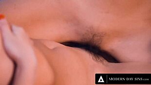 Modern-day sins - petite 18+ kimmy kimm & kimora quin sneaks in for silent 69 & fingering at night