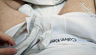 this french guy jerks off in a roleplay scene pretending taboo stuff