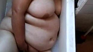 Couple masterbates, she sucks his cock, they hump until he cums on milf body!