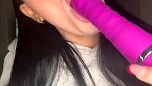 Teen American exchange student indulges in solo masturbation