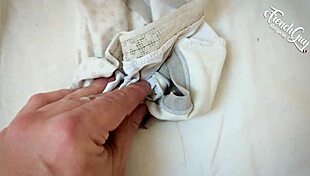 this french guy jerks off in a roleplay scene pretending taboo stuff