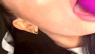 Teen American exchange student indulges in solo masturbation