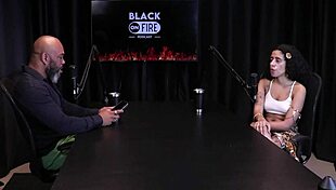 I show off my chest tattoos after talking about my small wins, like fingering asses and giving blowjobs - bibi hourani in sheer red