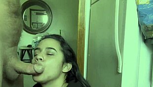 Latina amateur gets throatfucked and passionately fucked in homemade scene