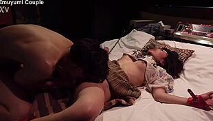 can this busty japanese beauty handle intense cunnilingus until she convulses in orgasm? her ahoge face screams yes!