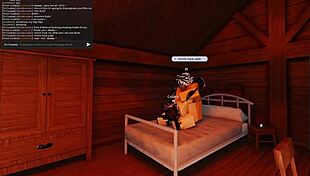 Roblox elf slut takes daddys big girthy cock inside of her tiny 18+ body