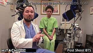 freshman gets mandatory hitachi orgasm from nurse sandra chappelle